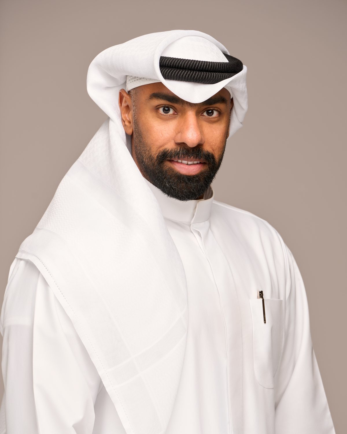 المحامي محمد جاسم الرندي في مكتبه